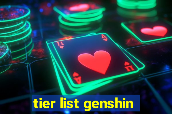 tier list genshin